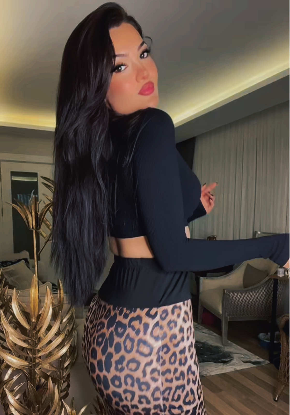 A post by @cocosayy on TikTok caption: 🖤🐆🖤#fypp #flypシ 
