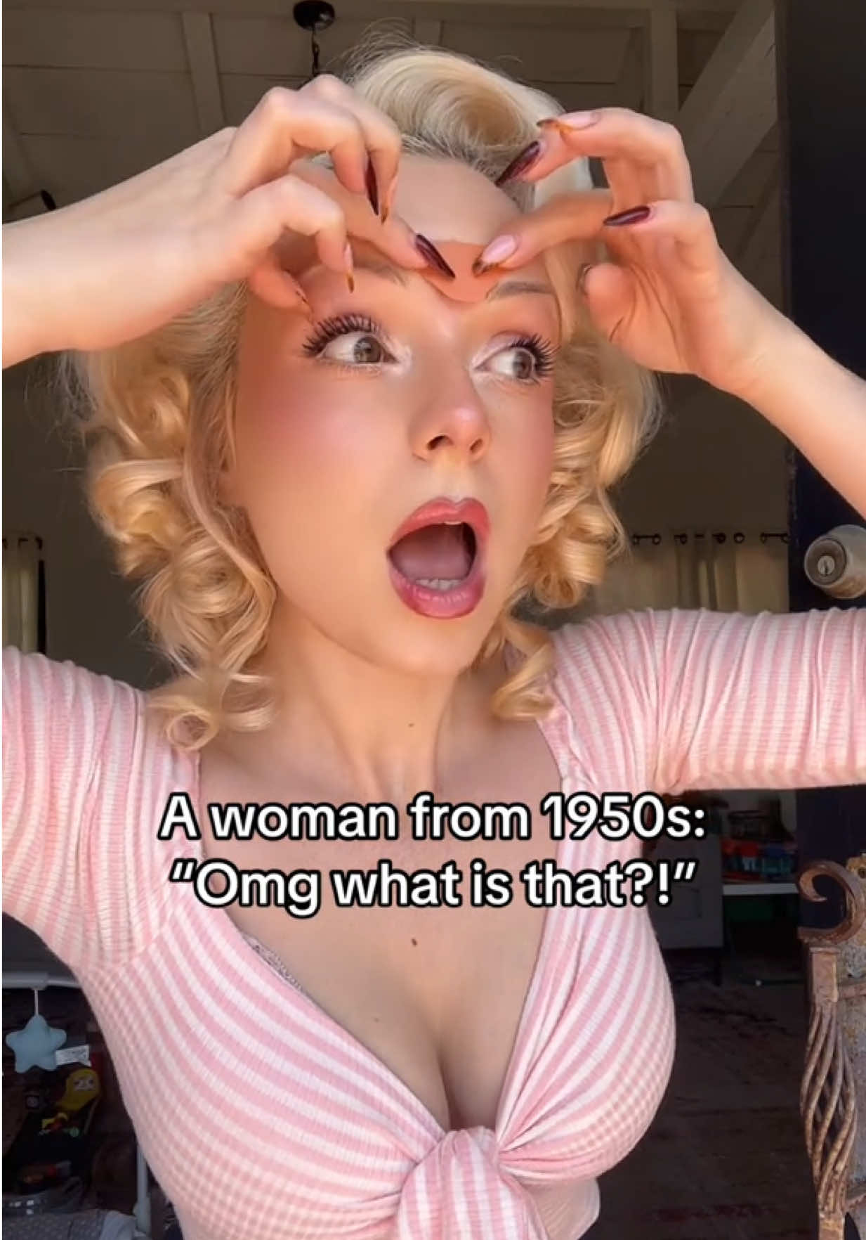 A post by @jasminechiswell on TikTok caption: How they got rid of wrinkles 70 years ago! 😯 