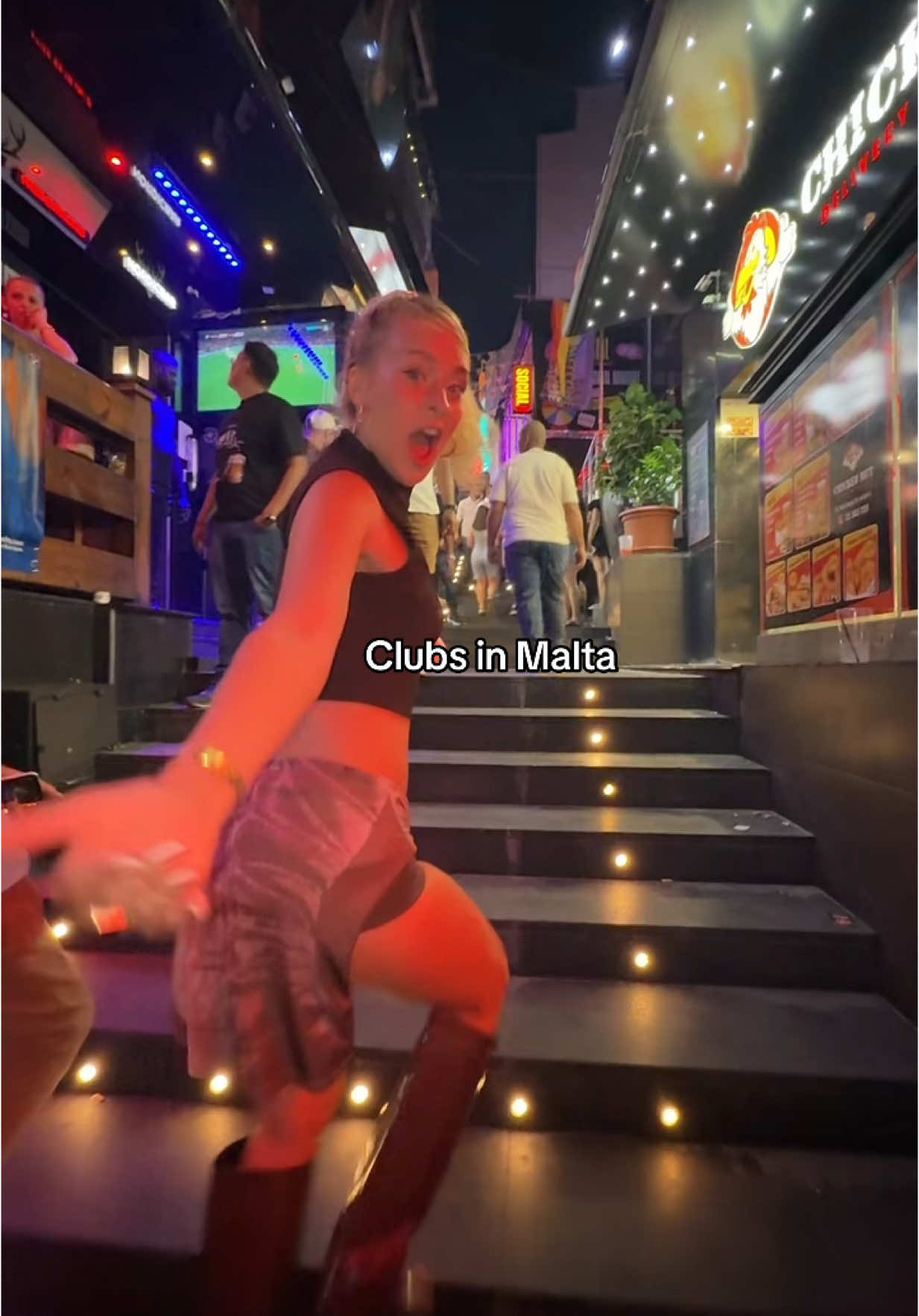 A post by @badbaarbie on TikTok caption: I love it… #malta #maltaclubs 