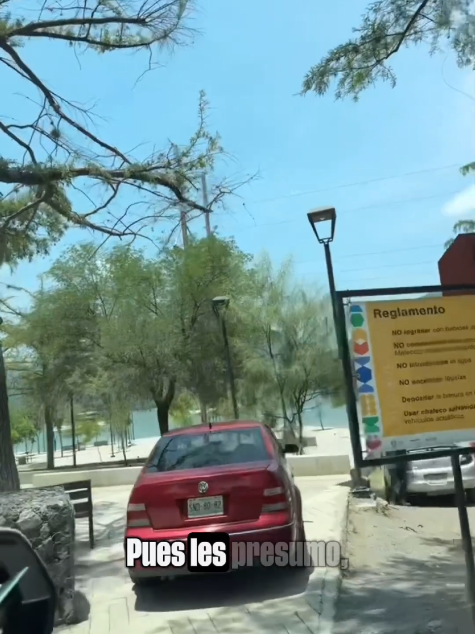 A post by @samuelgarciasepulveda on TikTok caption: Así quedó el NUEVO Malecón de la Presa de la Boca. Arráncate con toda la familia para conocerlo y disfrutar de todo lo que el pueblo mágico de Santiago tiene para ofrecer. ¡Ánimo! 🦁 #FYP #parati #NuevoLeón #PresaLaBoca #Malecón.