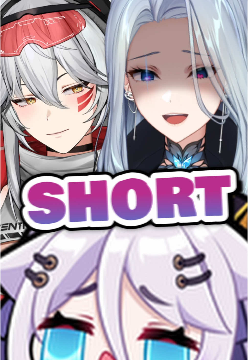 A post by @leeandlie on TikTok caption: Don’t worry Henya is still the shortest member 🤭  #vtuber #envtuber #vtuberclips #vtuberen #vshojo #vtubermemes 