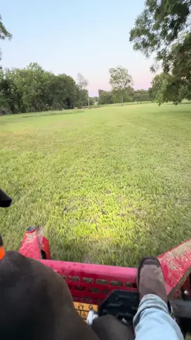A post by @lawncarejuggernaut on TikTok caption: Doofy out cutting the lawn with me on the new Toro 😎
