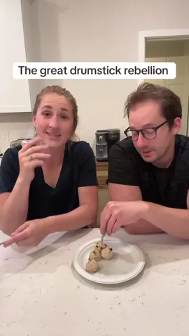 A post by @momchats on TikTok caption: Blood, sweat, and poultry with @dadchats 
