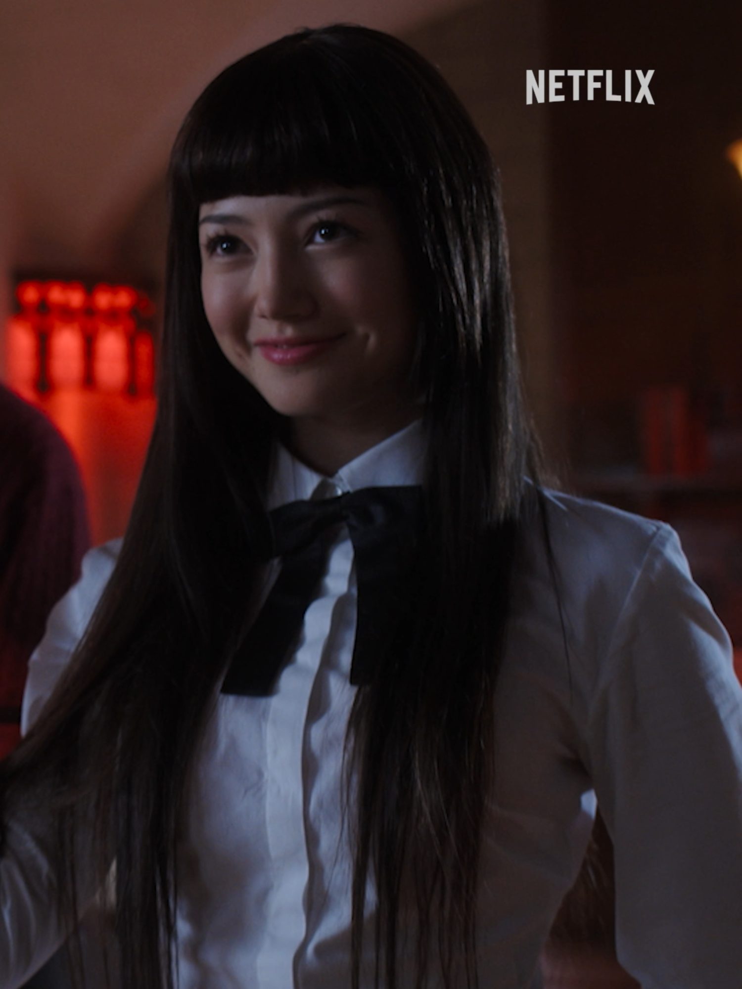 A post by @netflixph on TikTok caption: only Yumeko would bring a piece of cloth to a swordfight   #Bet #YumekoKawamoto #MikuMartineau
