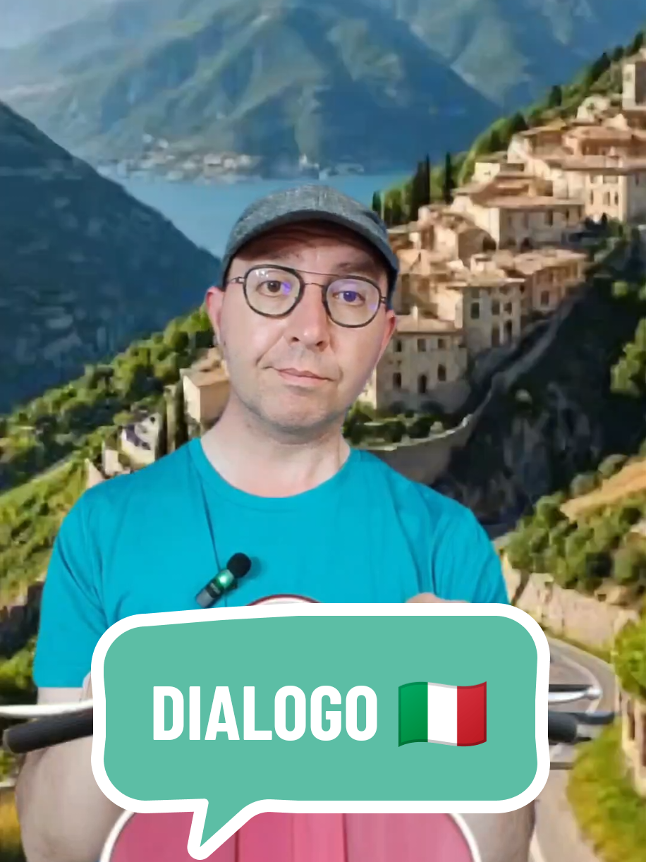 A post by @funandeasyitalian on TikTok caption: 🔴DIALOGO 🇮🇹 🔶Impara parole e frasi utili con questo nuovo dialogo! 🤓 ⏩Traduzione del dialogo 👇 ▪️BUONGIORNO! = Good morning!  ▪️BUONGIORNO. SAI PERCHÉ TI HO FERMATO? = Good morning. Do you know why I stopped you? ▪️HA BISOGNO DI UN PASSAGGIO? = Do you need a lift? ▪️NO. TI HO FERMATO PERCHÉ NON HAI IL CASCO = No. I stopped you because you're not wearing a helmet. ▪️COME NO?... OH, È VERO. L'HO LASCIATO A CASA. SONO USCITO DI CORSA PERCHÉ ERO IN RITARDO = How not?... Oh, that's right. I left it at home. I left home in a hurry because I was late. ▪️INDOSSARE IL CASCO È OBBLIGATORIO = Wearing a helmet is compulsory. ▪️SÌ, SÌ, LO SO BENE. VADO SUBITO A CASA A PRENDERLO = Yes, yes, I know. I'll go straight home and get it. ▪️VA BENE... MA NON CON LA VESPA. PUOI ANDARE A PIEDI = All right... But not with the Vespa. You can go on foot. ▪️A PIEDI? MA IO ABITO A PIÙ DI 60 KM DA QUI! = On foot? But I live over 60 km from here! ▪️CAMMINARE FA BENE ALLA SALUTE E NON SERVE IL CASCO = Walking is good for your health and you don't need a helmet. ❓Ti è piaciuto questo dialogo? È stato utile? 🙂 Un abbraccio e a presto! 😉 Marco  #aprenderitaliano #learnitalian #italianlanguage #italianlessons #aulasdeitaliano #italianclasses #conversazioniitaliane #italiandialogues  #italianconversations #hablaritaliano #funandeasyitalian #italianoquotidiano #funandeasyitalian #shortitalianconversation  #funitalian #shortitaliandialogue