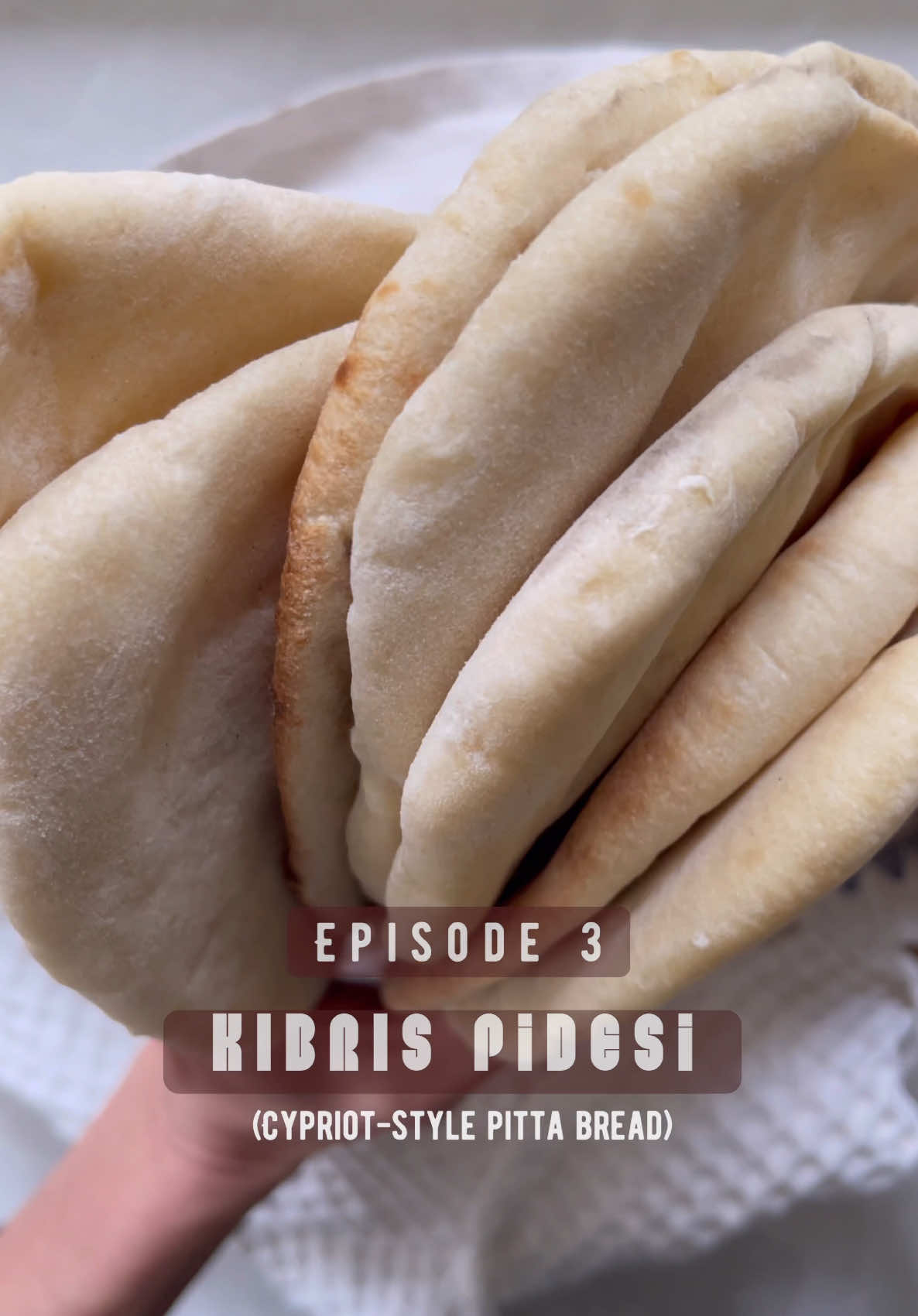 A post by @melizcooks on TikTok caption: Ok, welcome to episode 3 of Meliz’s Meyhane, and today I’m showing you how to make “Kıbrıs Pidesi” (Cypriot-style pitta breads). Cypriot pitta breads are thin long and oval in shape and are thin in texture, yet soft, when cut open to stuff with delicious things. They are also oven baked, traditionally in an outdoor oven, rather than pan fried. I refuse to buy shop bought pittas because they just don’t compare - give them a go just once, and you’ll know exactly what i mean (they freeze really well, and taste like they’ve been freshly made when reheated on the mangal or toasted). Full recipe in Meliz’s Kitchen, on my blog and YouTube channel. Link in bio.  INGREDIENTS 225ml lukewarm water  100ml lukewarm milk 1/2 tsp caster sugar  1 sachet instant dry yeast (7g) 500g strong white bread flour + extra for dusting  1/2 tsp fine sea salt  2 tbsp olive oil #melizcooks #meyhane #meze #mezze #kıbrıspidesi #pide #pita #pitta #pittabread #recipes #lunch #dinner #melizcooks 