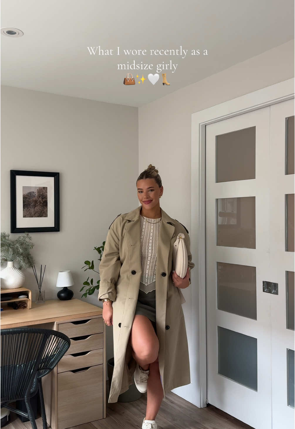 A post by @samanthaalfred on TikTok caption: What I wore recently as a midsize girly 👜🤍✨👢 #midsizefashion #midsizeootd #styleinspo #fashiontiktok #midsizestyle #summeroutfitinspo #midsizestyleinspo #outfitideas #outfitinspo 