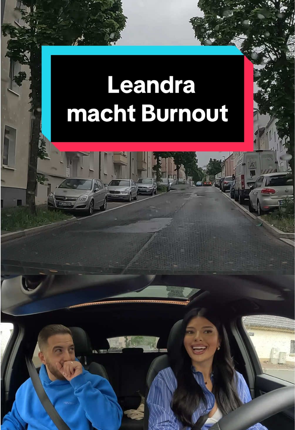 A post by @mustafahrlehrer on TikTok caption: @𝓛𝓮𝓪𝓷𝓭𝓻𝓪 macht einfach Burnout in der Fahrstunde 🤣 #fahrschule #fahrlehrer #fahrstunde #fahrschülerin #leandra #mustafahrlehrer 