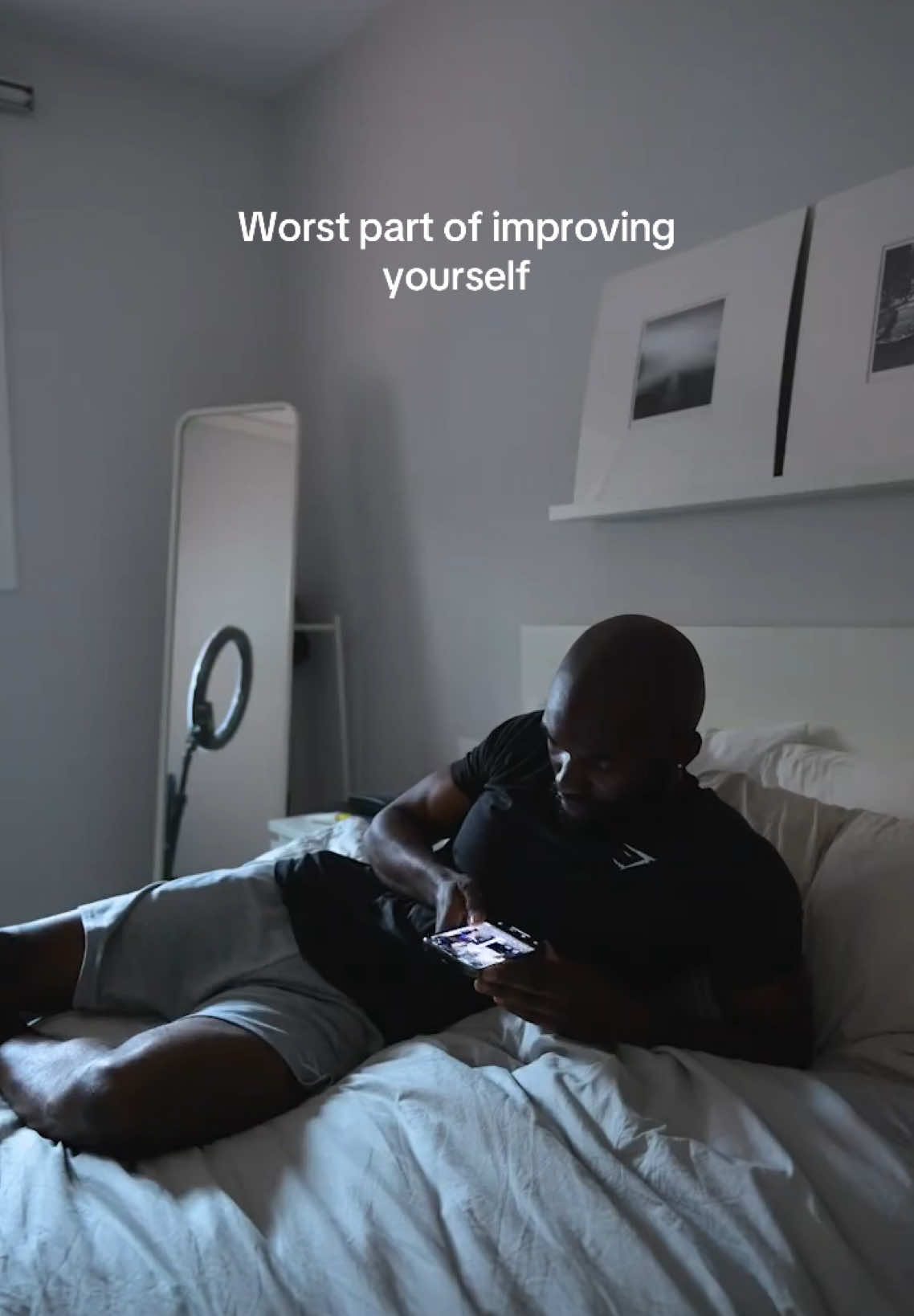 A post by @joshotusanya on TikTok caption: Lessons learned, progress earned 💯 (Thoughts?) IB: @casewinchester2 #SelfImprovement #MentalHealth #TikTokTaughtMe #joshosays 