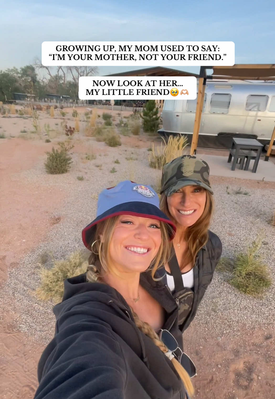 A post by @graciekramer8 on TikTok caption: My built-in bestie🥹🫶🏼 #motherdaughter #trend #family #travel #adventure 