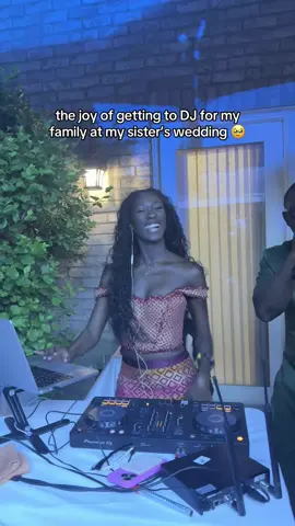 A post by @chvmeleon on TikTok caption: Summer just started but I think this might already be the highlight 🥹 #dj #ghanaian #afrobeats #ghanaianwedding 
