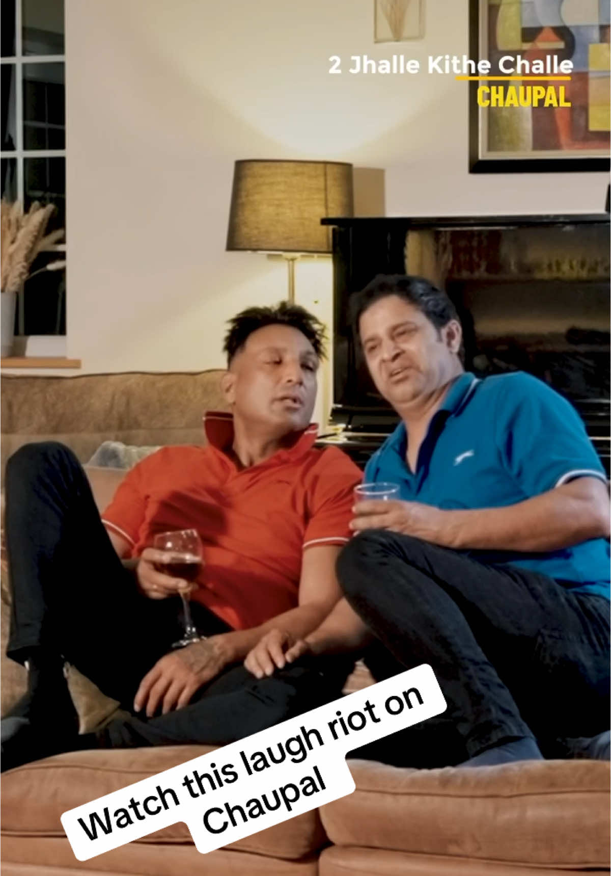 A post by @akhilsinghandotra on TikTok caption: Watch it on Chaupal #foryou #movie #punjabi #comedy #trending 
