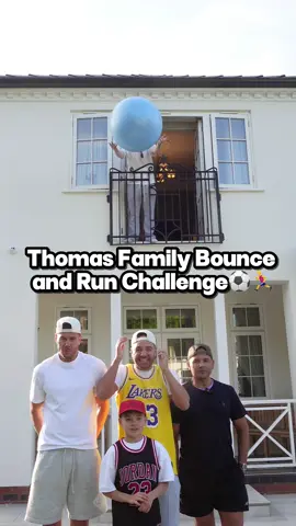 A post by @thethomasfam__ on TikTok caption: How many do you think you would get?😅⚽️🏃‍♂️❤️ #thomasfamily #challenge 