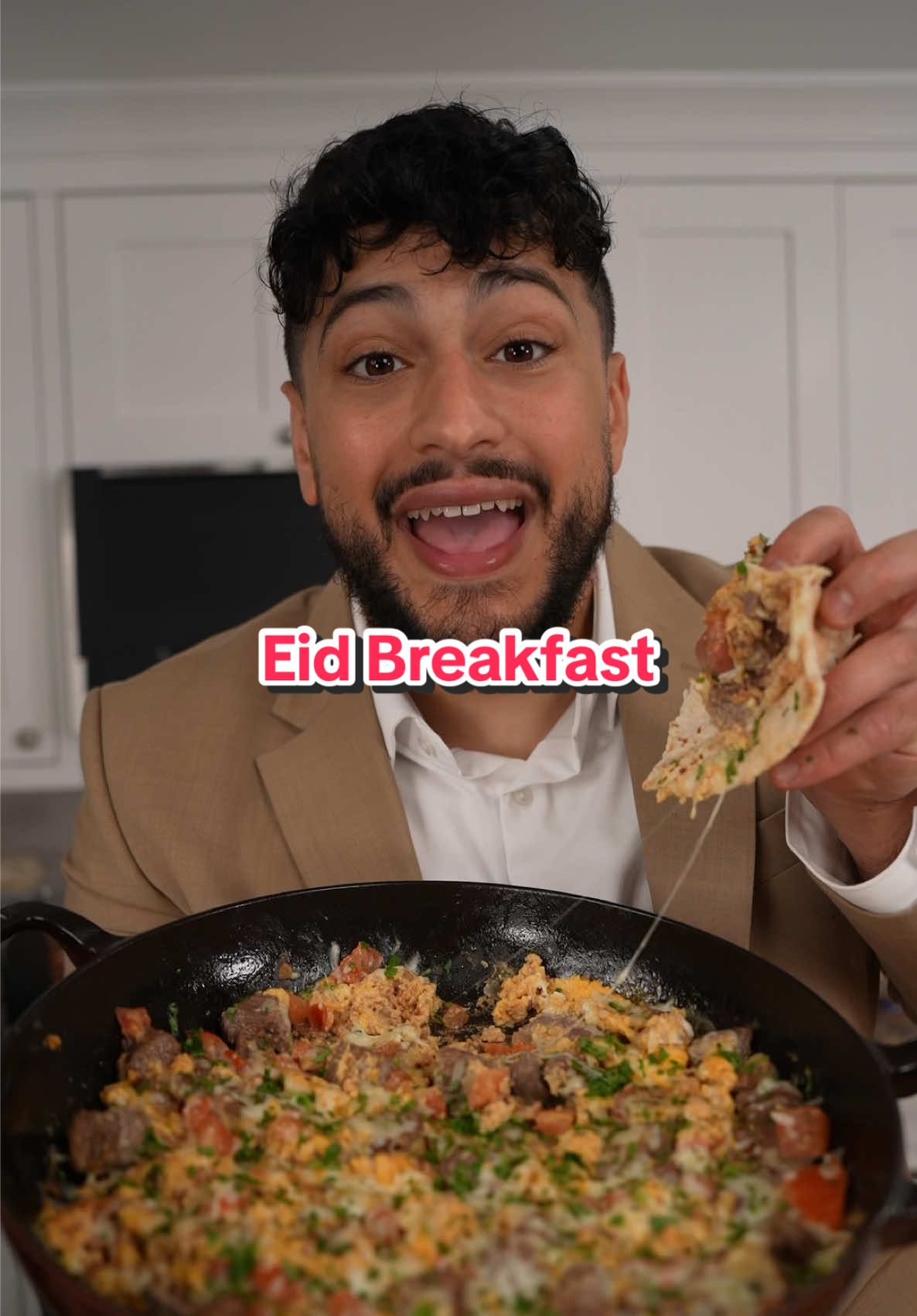 A post by @thegoldenbalance on TikTok caption: Eid Breakfast ❤️