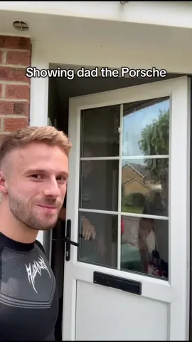 A post by @kaisheps on TikTok caption: Showing dad the Porsche 