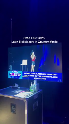 A post by @dreavasquezmusic on TikTok caption: CMA Fest 2025: Latin Trailbrazers in Country Music 🔥 #nashville #countrymusic #cmafest #latinos @tomás mier @Carin Leon  