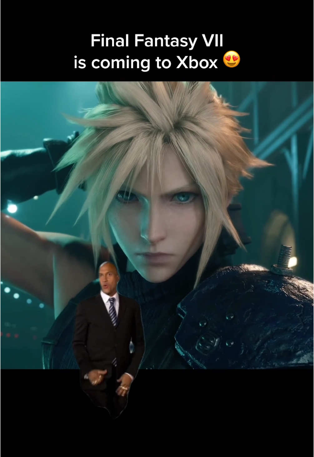 A post by @xbox on TikTok caption: This is not a drill: Final Fantasy XVI is NOW on Xbox. Play today. #XboxShowcase #GamePass #FinalFantasyVII