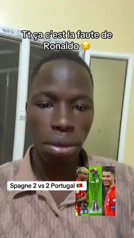 A post by @koddasall7 on TikTok caption: Ronaldo à fait peur notre lamine yamal 😒#pourtoii 