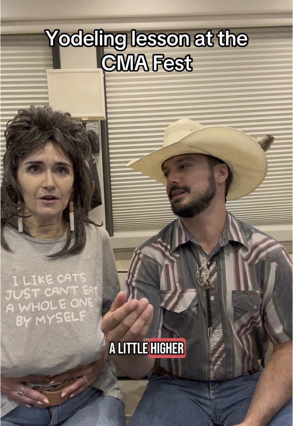 A post by @sarahsoda5 on TikTok caption: NAILED IT #ianmunsick #suedillon #yodeling 