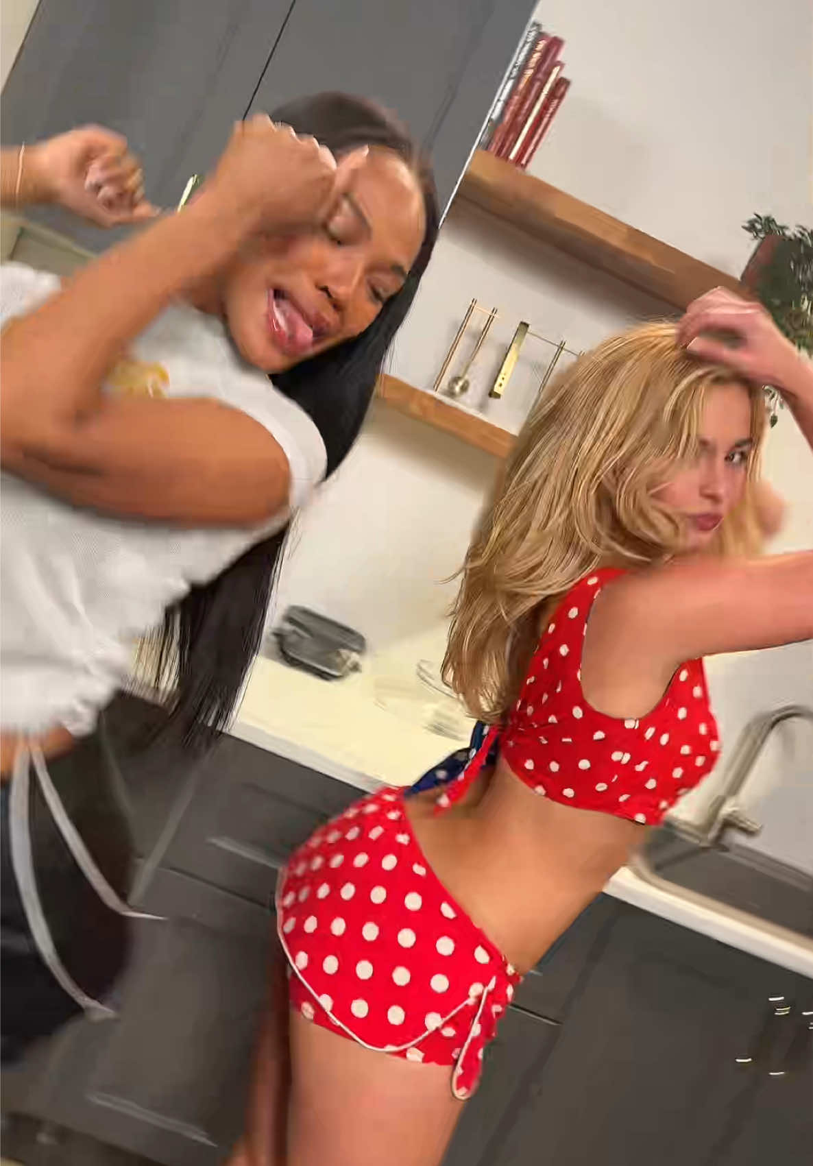 A post by @quenblackwell on TikTok caption: IM WITH ADDISON RAE  @Addison This was like a sleepover irl!! New Episode of FSC OUT NOW
