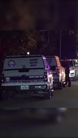 A post by @houstonstringer_com on TikTok caption: Two HPD officers injured overnight while responding to fatal stabbing