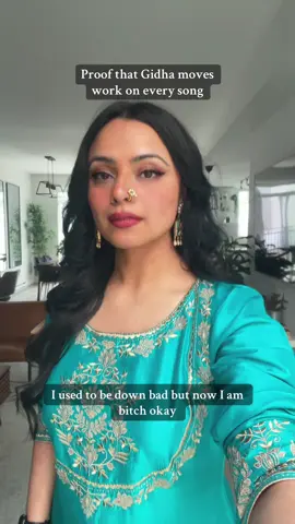 A post by @ogbhangralicious on TikTok caption: Am I wrong? 🤣 #giddha #okay #bhangralicious #amreengill 