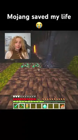 A post by @lucky.maker on TikTok caption: Mojang saved my life 😭 #minecraft