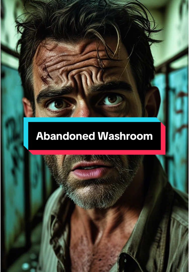 A post by @aiworldcruz on TikTok caption: Stall was abandoned 🚽😨 #conspiracytheory #conspiracytiktok #record 