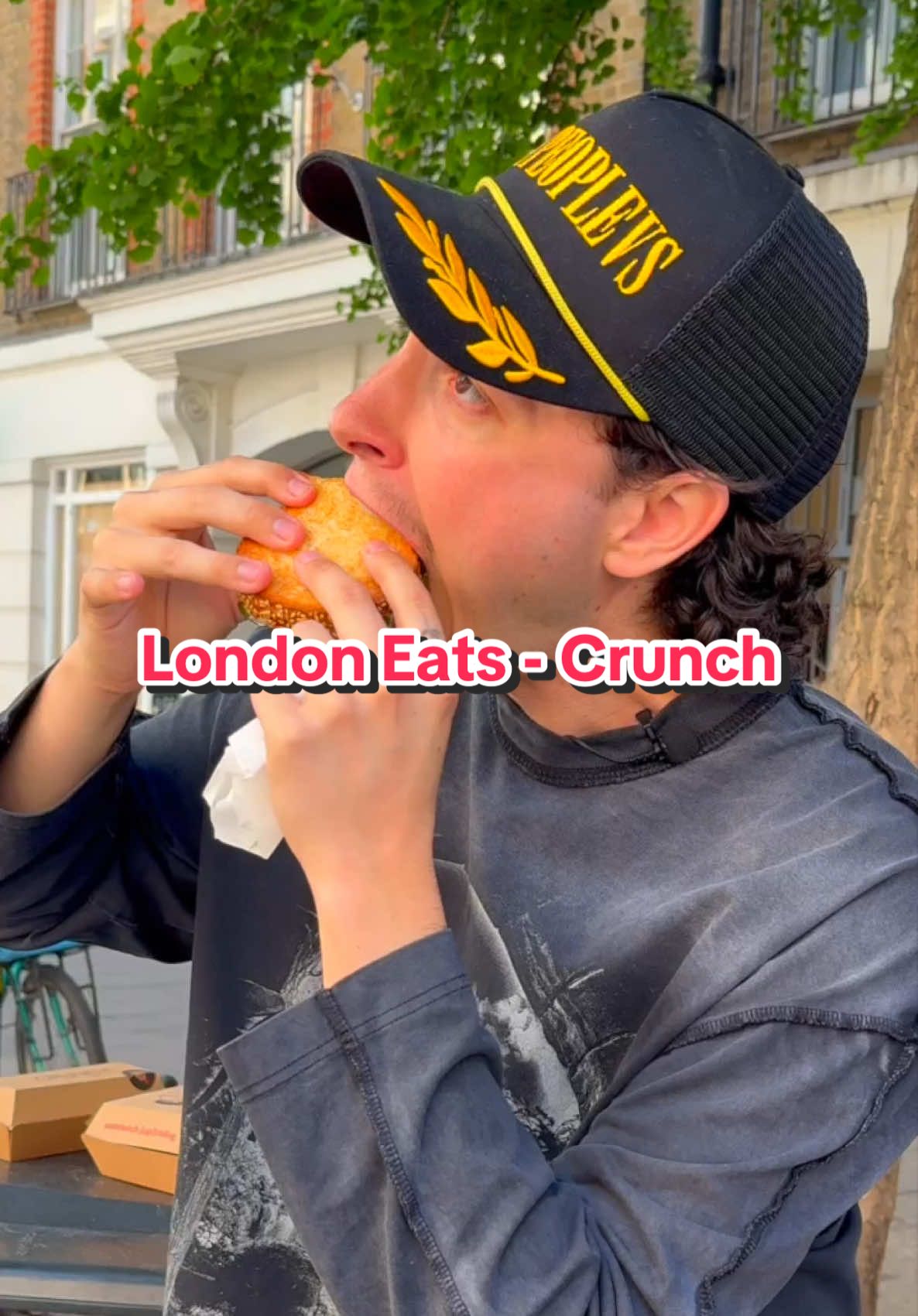 A post by @tom on TikTok caption: What’s Next? 💂 London’s Best Food - (Crunch) #london #foodreview #londonfood #sandwich #londoneats