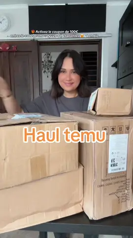 A post by @majda.berrada on TikTok caption: ‼️ Découvrez les toutes dernières offres TEMU ! 💰 Un bon d'achat de 100€ valable pour tous, nouveaux et ANCIENS utilisateurs 💜 🔍 C0DE PROMO : dyu2846‼️ OBTIENS GROSSE PROMO 🤫 sur l’appli @Temu avec commande éligible 🔥 Tape le code sur Temu 🔍ou via le 🔗 lien dans ma bio Soumis à conditions. @temu_france  #temu #temufrance #temuhaul #temufinds #pourtoi #trending #fyp