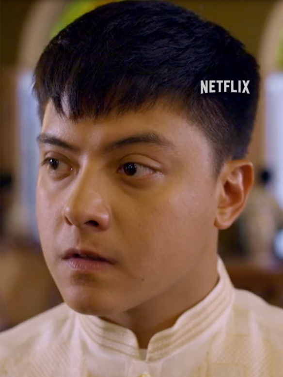 A post by @netflixph on TikTok caption: kung alam mo lang kung sino kausap ni tomas, andres!!! #Incognito #DanielPadilla #AnthonyJennings