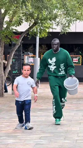 A post by @majorboy44 on TikTok caption: Bucket 🪣 prank 😂