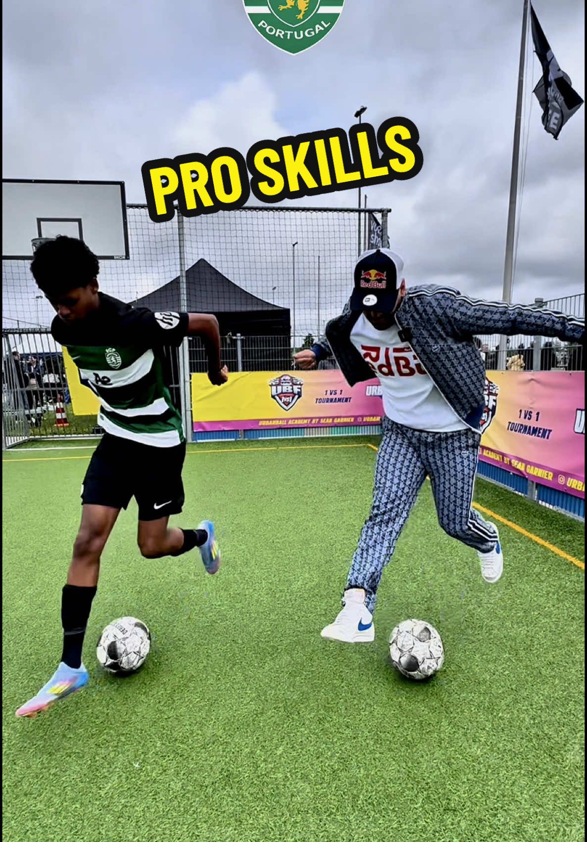 A post by @seanfreestyle on TikTok caption: THE URBANBALL WAY 🔥⚽️🙏🏻 Which club has the best skills and vibe ? Thanks @isr.elitecup for the welcome