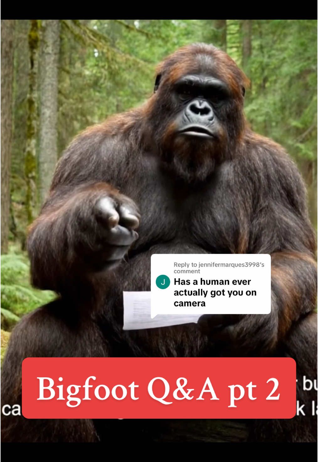 A post by @infinitecr8 on TikTok caption: Replying to @jennifermarques3998 Bigfoot Vlog Day 7 #bigfoot #bigfootisreal #vlog #usa🇺🇸 #fyp #outdoors #bigfootvlog