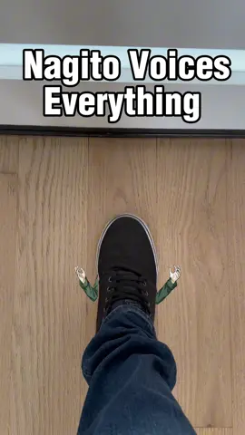 A post by @realbrycepapenbrook on TikTok caption: Nagito Voices Everything... bottom of a shoe 👟