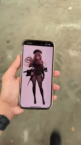 A post by @ on TikTok caption: Rapi ❤️ #rapicosplay #rapinikke #rapinikkecosplay #nikkethegoddessofvictory #nikke #girlfriend #shooting 