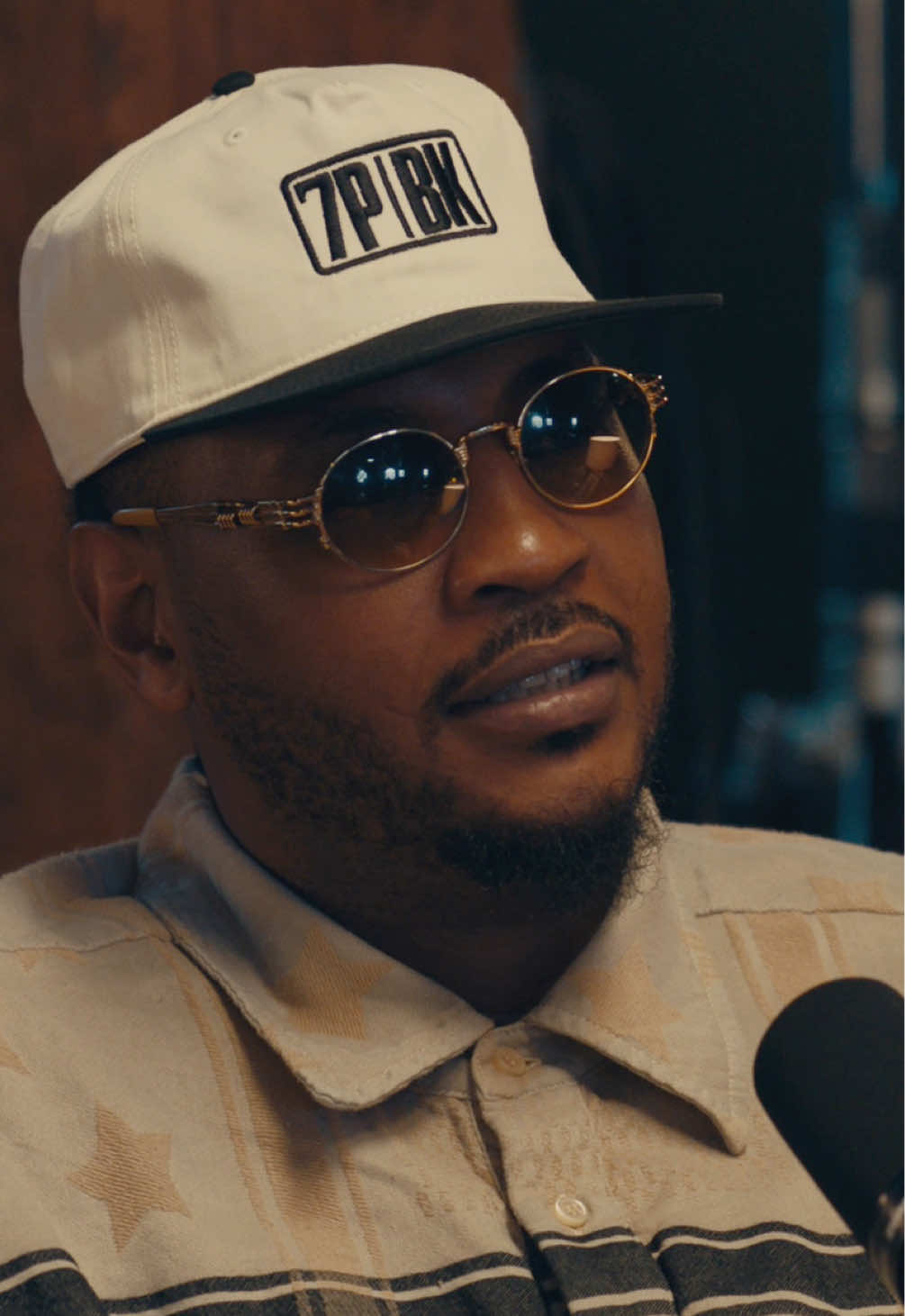 A post by @instagram on TikTok caption: So would Carmelo Anthony have let Kiyan Anthony have an Instagram Teen Account?      With built-in protections for teens like private accounts and content controls, parents can feel more at ease knowing their kids are discovering and connecting safely. 🌟  @Carmelo Anthony and @K I Y🥱 #CloseFriendsOnly 