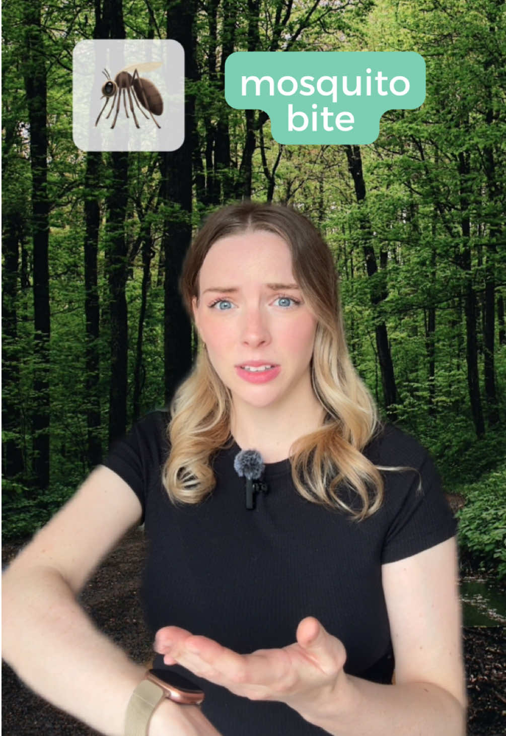 A post by @englishteacherclaire on TikTok caption: Learn English in context - and be sure to use bug spray so mosquitos don’t bite you! 🦟😬 #english #englishteacher #learnenglish #englishlanguage #englishvocabulary #englishlearning #englishtips #englishlesson #englishclass #englishgrammar #americanenglish 