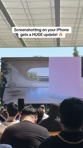 A post by @itsangelicageorges on TikTok caption: Now you can look up anything in seconds using visual intelligence and you can also chat with GPT to ask anything you want about the screenshot! #wwdc25 #wwdc #screenshot #ios26 #visualintelligence #apple #ai 
