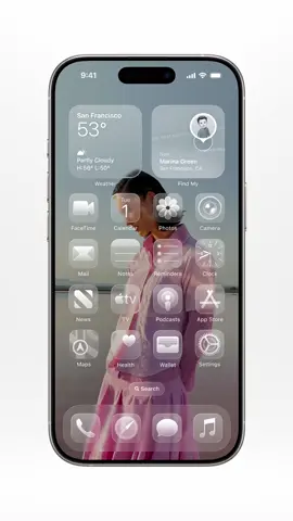A post by @apple on TikTok caption: Wanna see something gorgeous? Apple’s new look is coming soon. Learn more at www.apple.com/os/. “Only You” by Ginger Root #LiquidGlass #WWDC25 #Apple #iOS26 #macOS26 #iPadOS26 #WatchOS26