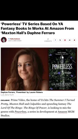A post by @laurenrobertslibrary on TikTok caption: In case you missed it!!! More on all of this later—but just know I will be as involved as I possibly can! #bookish #BookTok #powerlesslaurenroberts 
