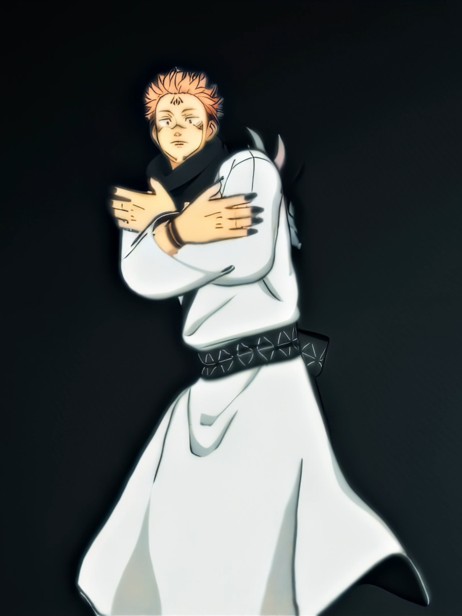 A post by @nelyrall on TikTok caption: #sukuna #sukunaryomen #jujutsukaisen #jjk #animeedit
