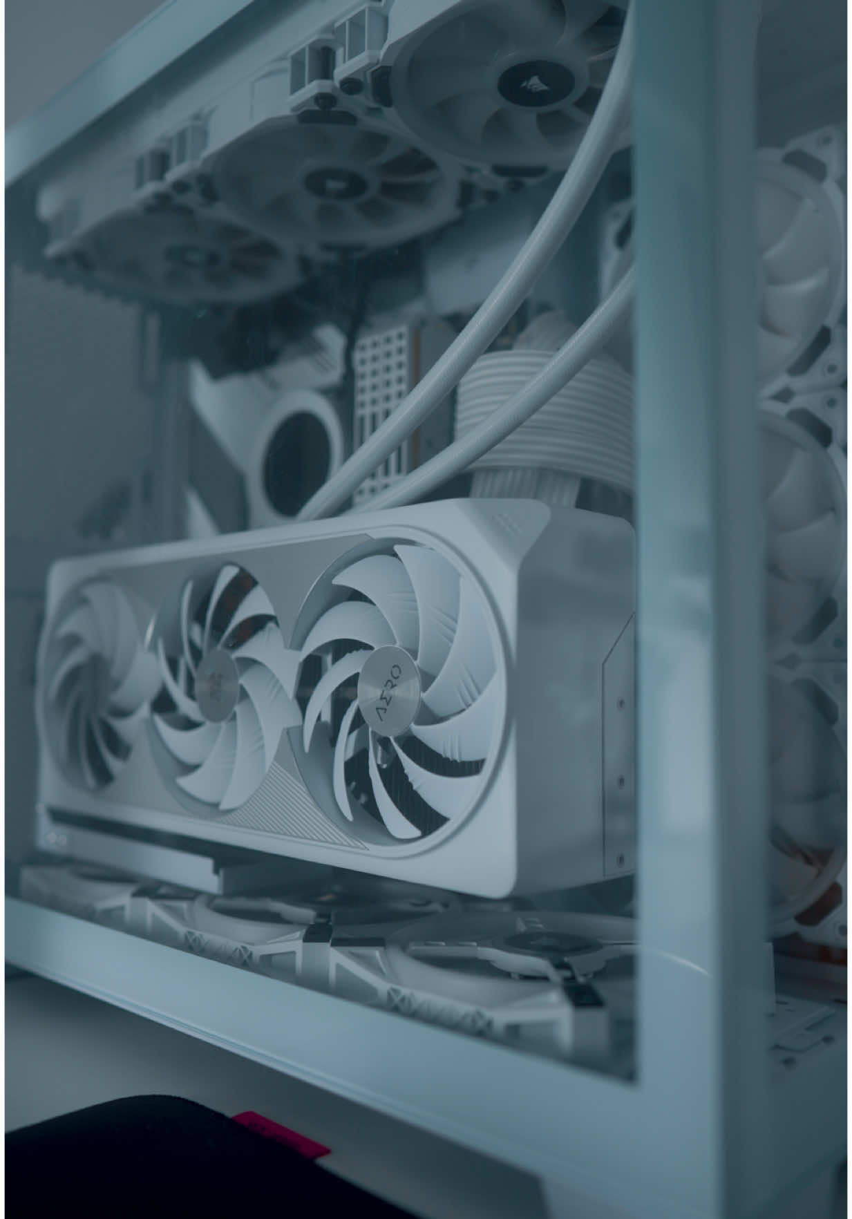 A post by @.mattykay on TikTok caption: I have mixed feelings on water cooling. #pc #Gaming #tech #watercooling 
