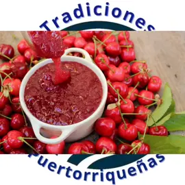 A post by @tradicionespr on TikTok caption: **Receta de Dulce de Acerola**   **Ingredientes:**   - 2 libras de acerolas maduras   - 2 tazas de azúcar   - 1 taza de agua   - 1 cucharadita de vainilla   - Opcional: canela o clavos de olor para dar más sabor   **Preparación:**   Lava bien las acerolas y colócalas en una olla con agua. Cocina a fuego medio hasta que la fruta se ablande. Luego, pásalas por un colador o licuadora para separar la pulpa de las semillas.   En una olla limpia, vierte la pulpa y añade el azúcar. Cocina a fuego medio, removiendo constantemente para evitar que se pegue. Cuando la mezcla comience a espesar, agrega la vainilla y las especias opcionales.   Continúa cocinando hasta que el dulce tenga una textura espesa y brillante. Retira del fuego y deja enfriar antes de envasarlo en frascos esterilizados.   Disfruta este dulce tradicional puertorriqueño en tostadas, postres o simplemente a cucharadas. ¡Un sabor que nos conecta con nuestra historia y tradición!