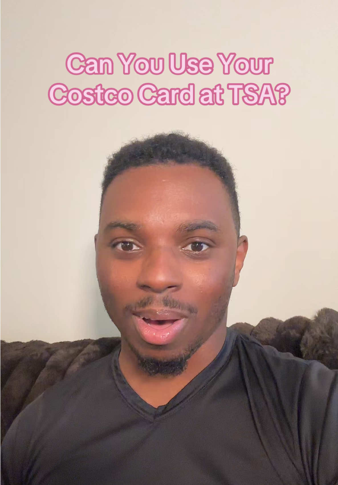 A post by @travelwiththeharmony on TikTok caption: TSA Bans Costco Cards That’s what headlines are reading right now but that’s far from the truth. You know I got the real tea travel friend. Sip up! ☕️ #Travel 