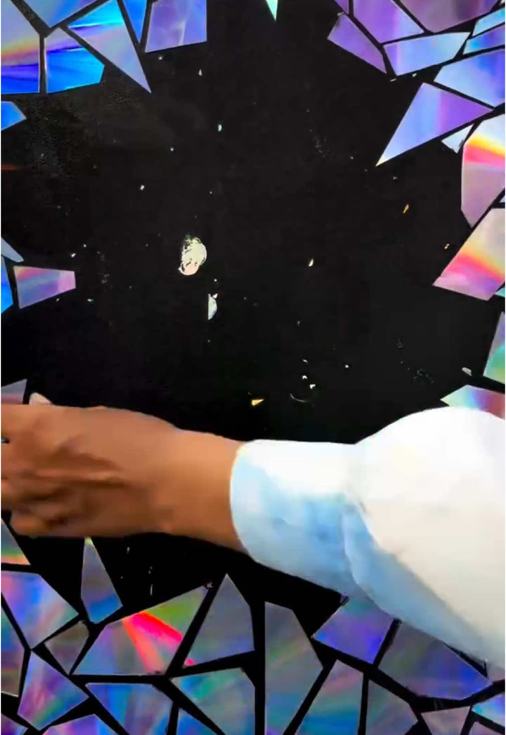 A post by @fenonart on TikTok caption: Noorjahan art  #Art #installation #painting 