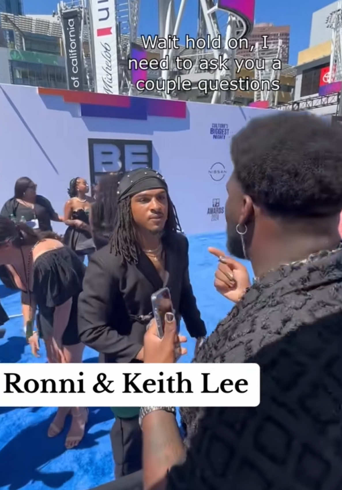 A post by @nene_la_shiro on TikTok caption: @Keith Lee @Ronni Lee @BET Networks #betawards #keithlee 