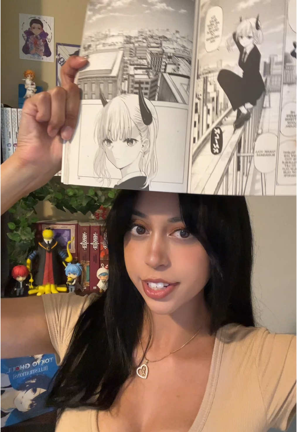 A post by @nishathenerd on TikTok caption: Have you started reading Cosmos? Thank you @VIZ for sending over volume one! #vizmedia #mangareview #seinen #scifi 