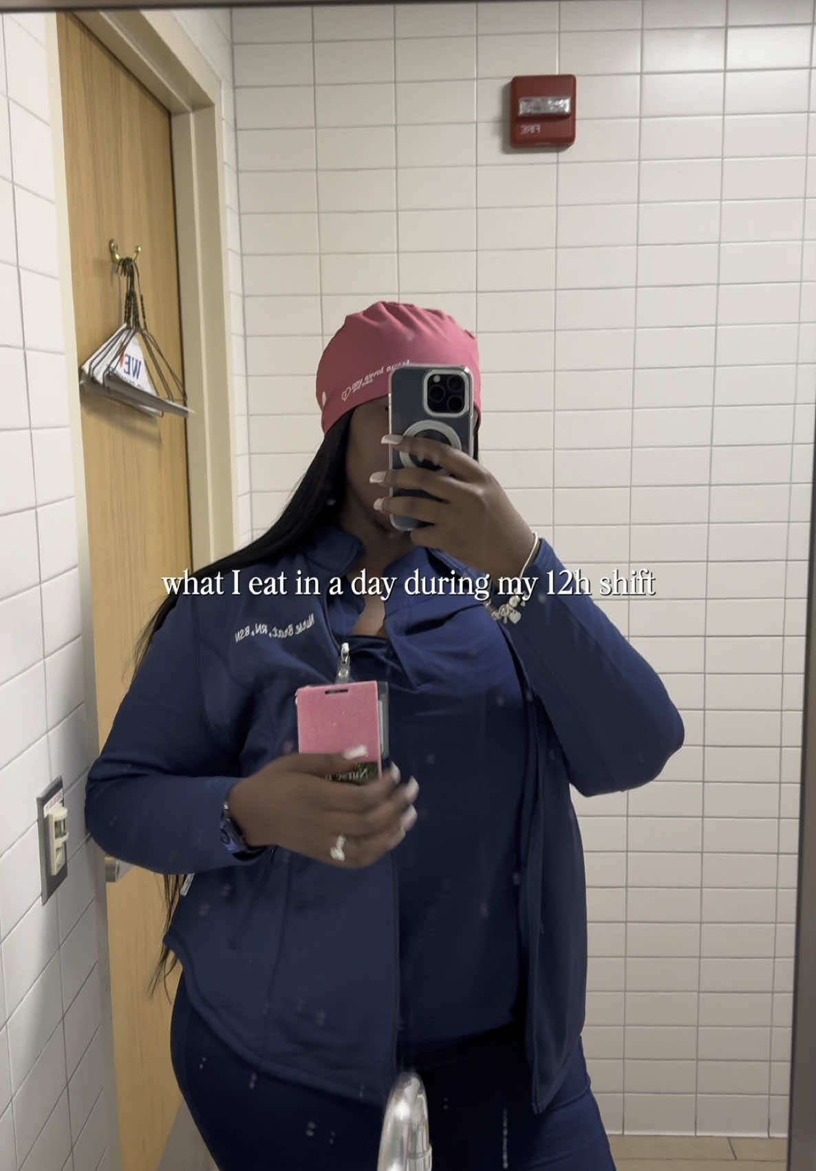 A post by @nursebrat on TikTok caption: Just a gworl trying to eat what I packed and not order with my coworkers so I can get the bbl allegations!! 😭😭 #nursebrat #blacknurse #nurselife #amirahali #nursebratlife #nursesoftiktok #travelnurse #travelnurselife #ernurse #ernurselife #nursetok #nursetiktok #blacknursesoftiktok #blacknursetiktok #registerednurse #blackgirltiktok #blackgirlluxury #nursehumor #nursedayinthelife #nursewhatieatinaday #whatieatinaday #weightloss #pcosweightloss 