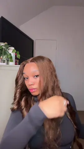 A post by @adoraabells on TikTok caption: @sterlyhair Real human hair, not frizzy, not tangled, long-lasting and smooth!